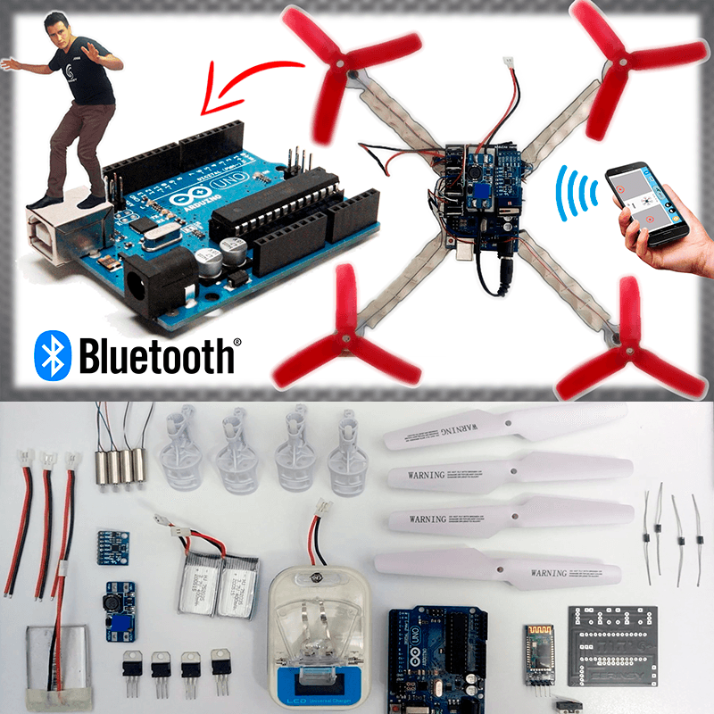 Drone Casero Arduino Uno ✔️ Versión 3 S103D24