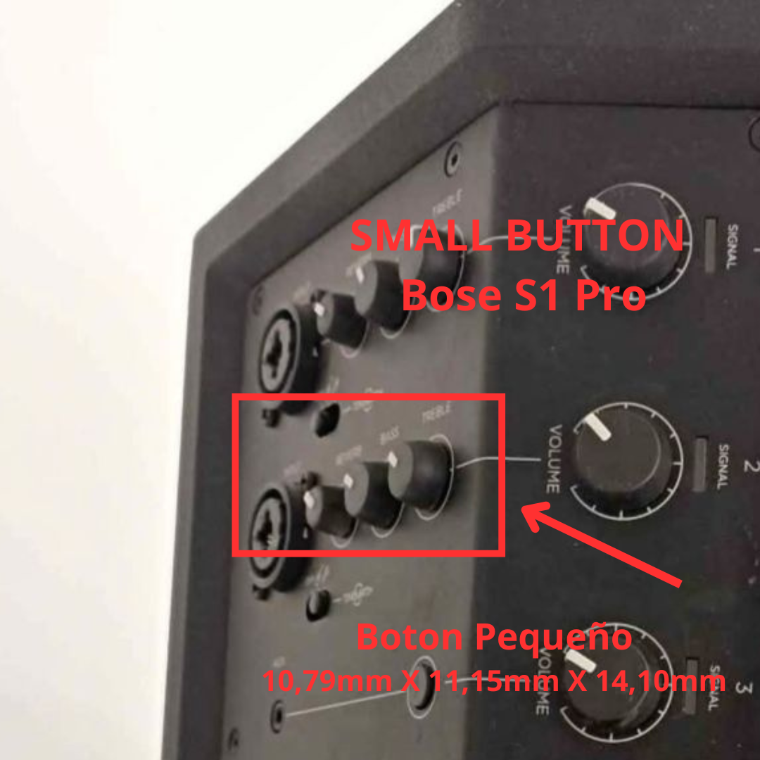 Botón Pequeño Bose S1 Pro Sistema de Sonido Portátil - S203D78
