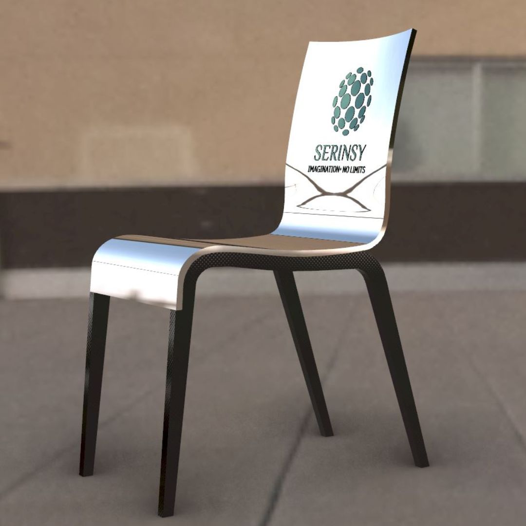 Modelo 3D - Silla ergonómica - S203D68