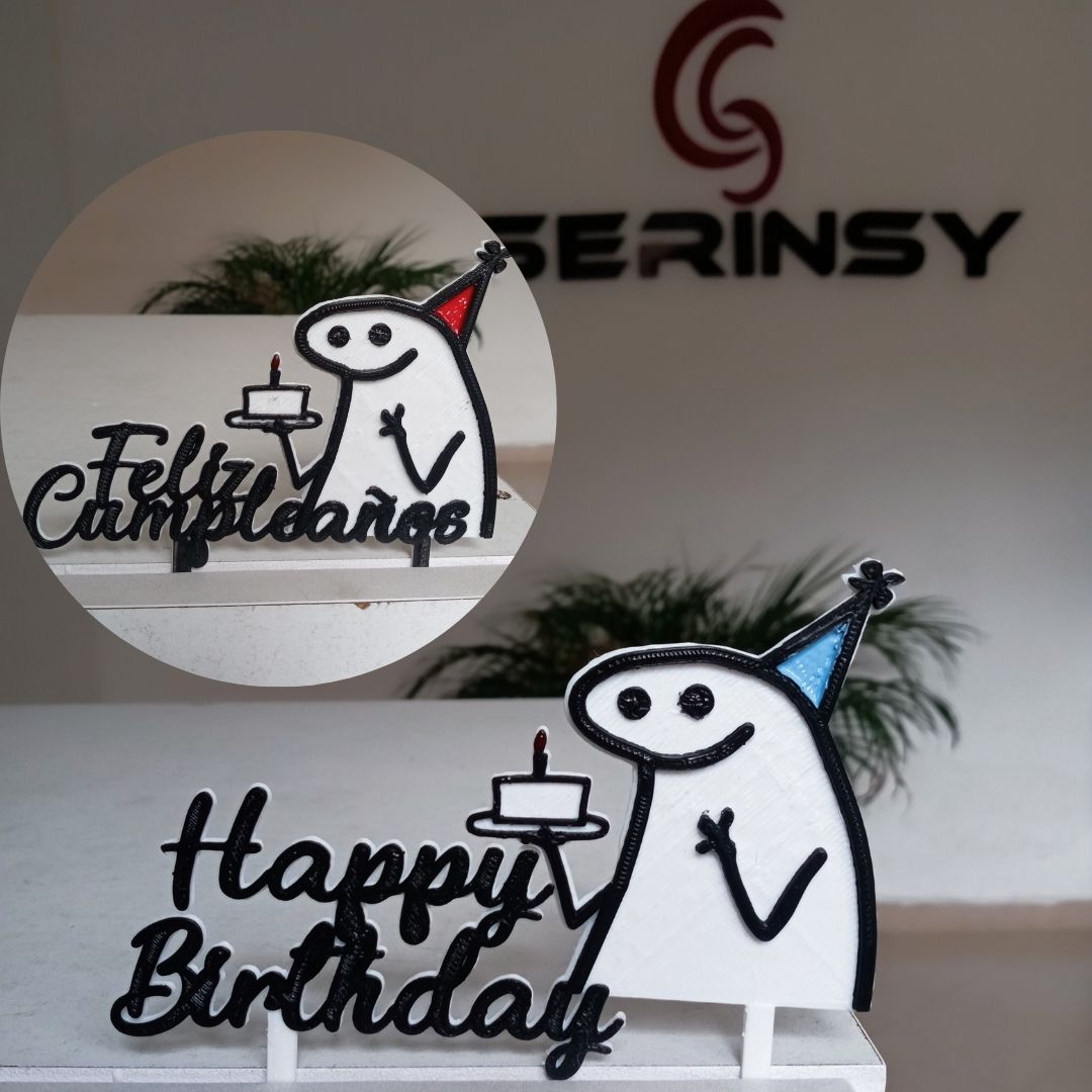 Topper Feliz cumpleaños - Happy Birthday - S203D24
