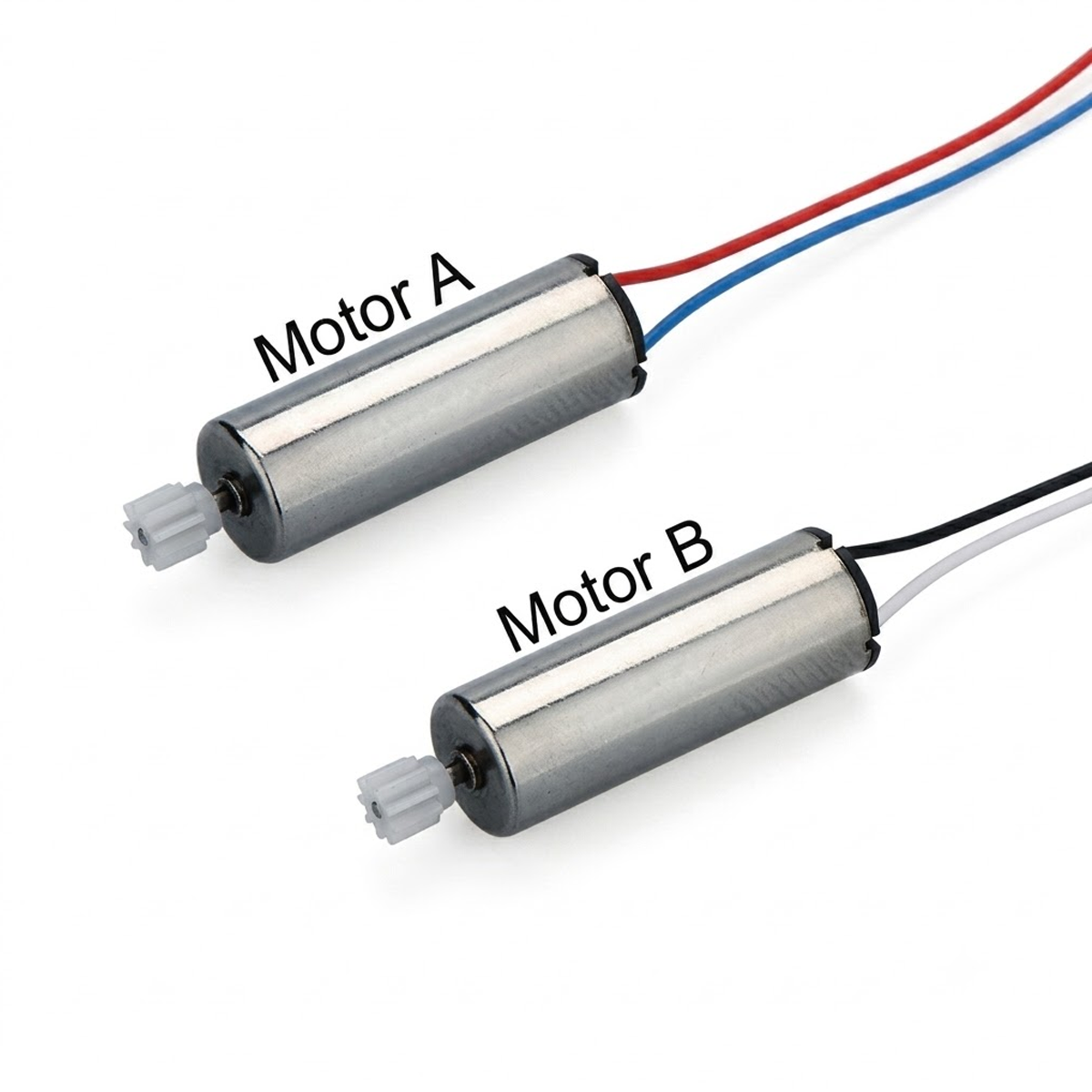 Motor Coreless 7x20mm para Drone Syma X5C X5SW | S103D12 | Con Piñón de 3mm (CW / CCW)