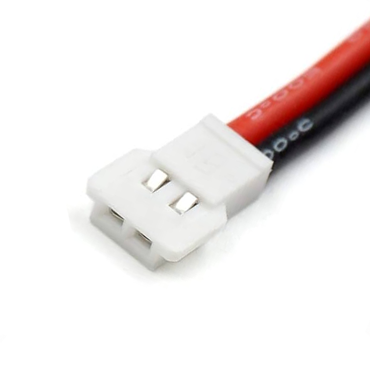 Cable Conector Molex MX 2.0 mm Hembra de 2 Pines | S103D18 | en Silicona | Para Baterías de Drones