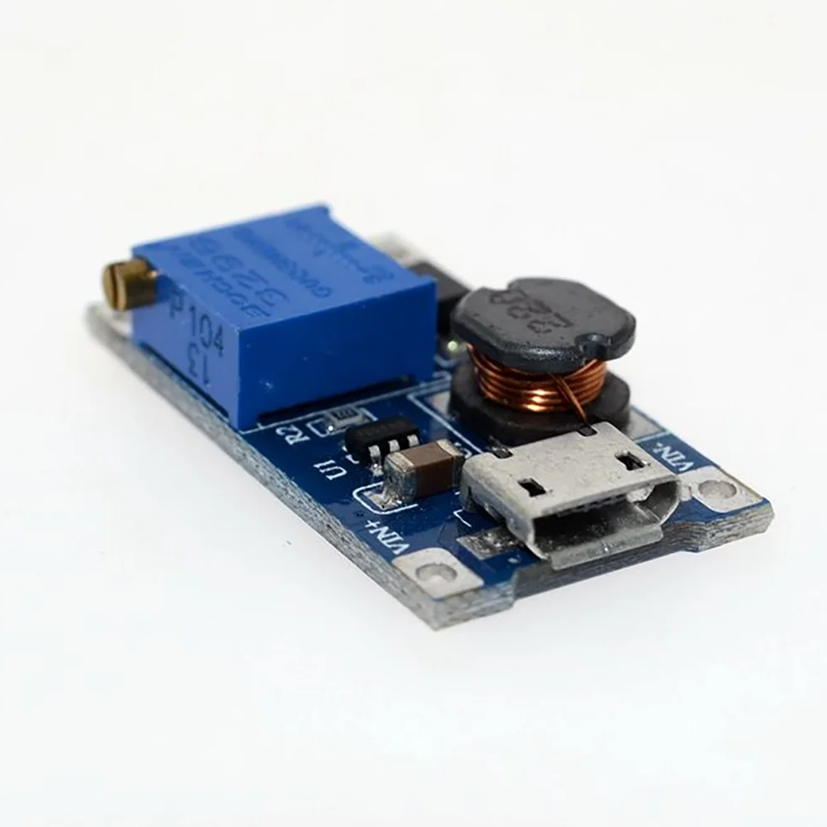 Módulo Elevador de Voltaje Step-Up MT3608 2A DC-DC |S103D16| con Entrada Micro-USB