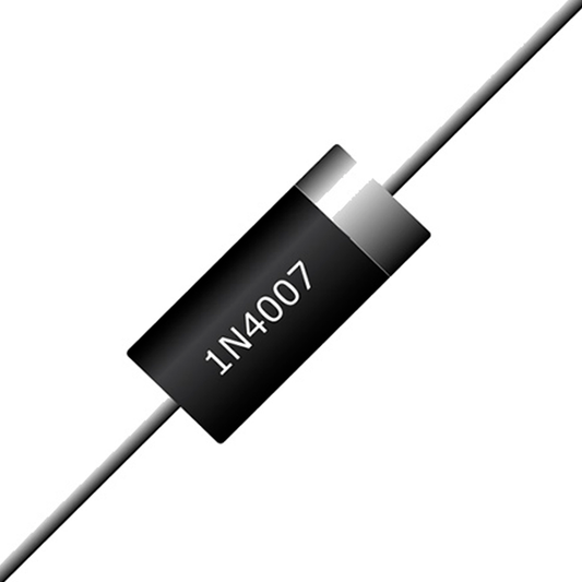 Diodo Rectificador 1N4007 1A 1000V DO-41 | S103D10 | Componente de Protección Electrónica