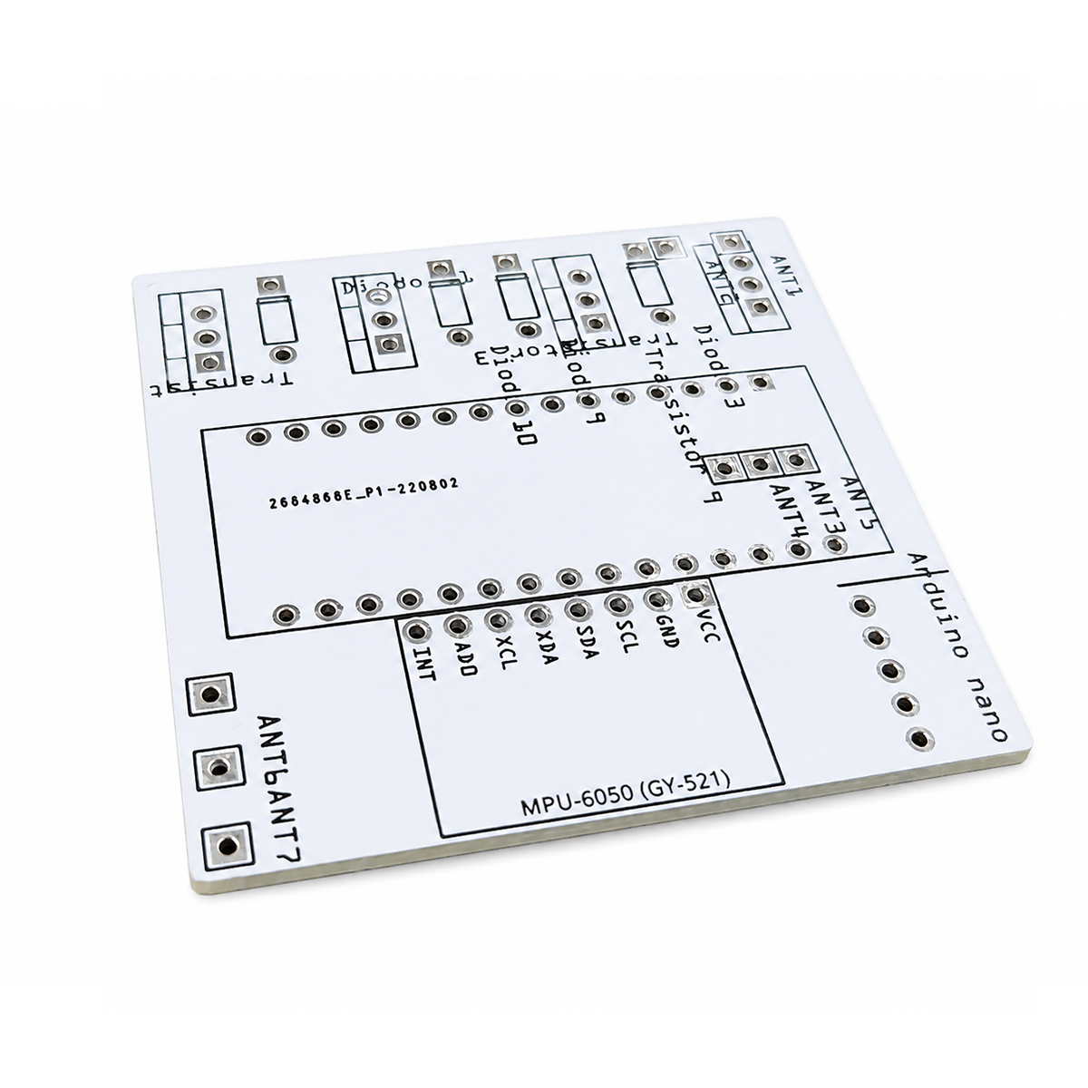 Placa PCB Central para Drone Arduino Nano | S103D15 | Escudo de Vuelo SERINSY 3D v1.0