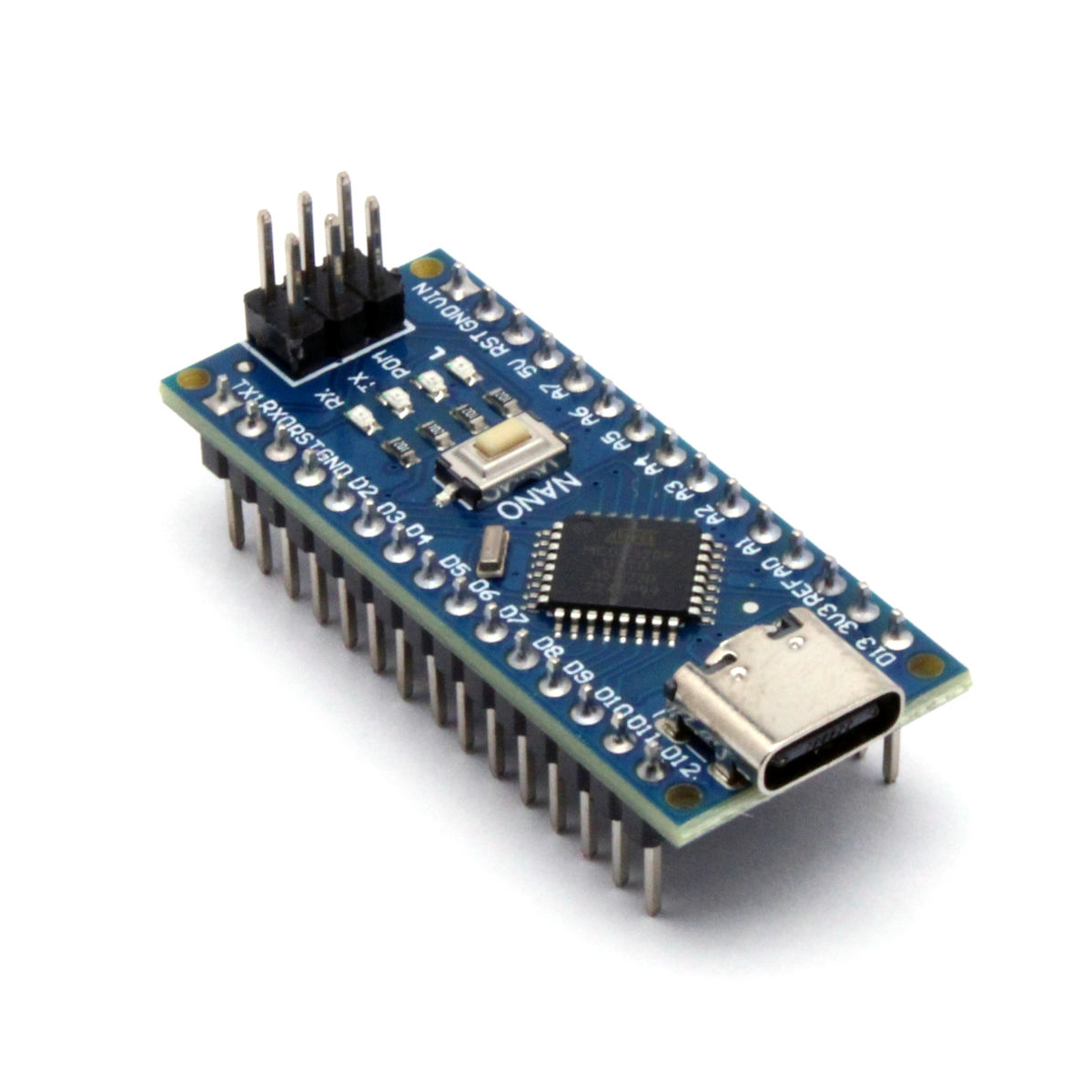 Placa de Desarrollo Arduino Nano V3.0 | S103D04 | ATmega328P con Puerto USB Tipo-C