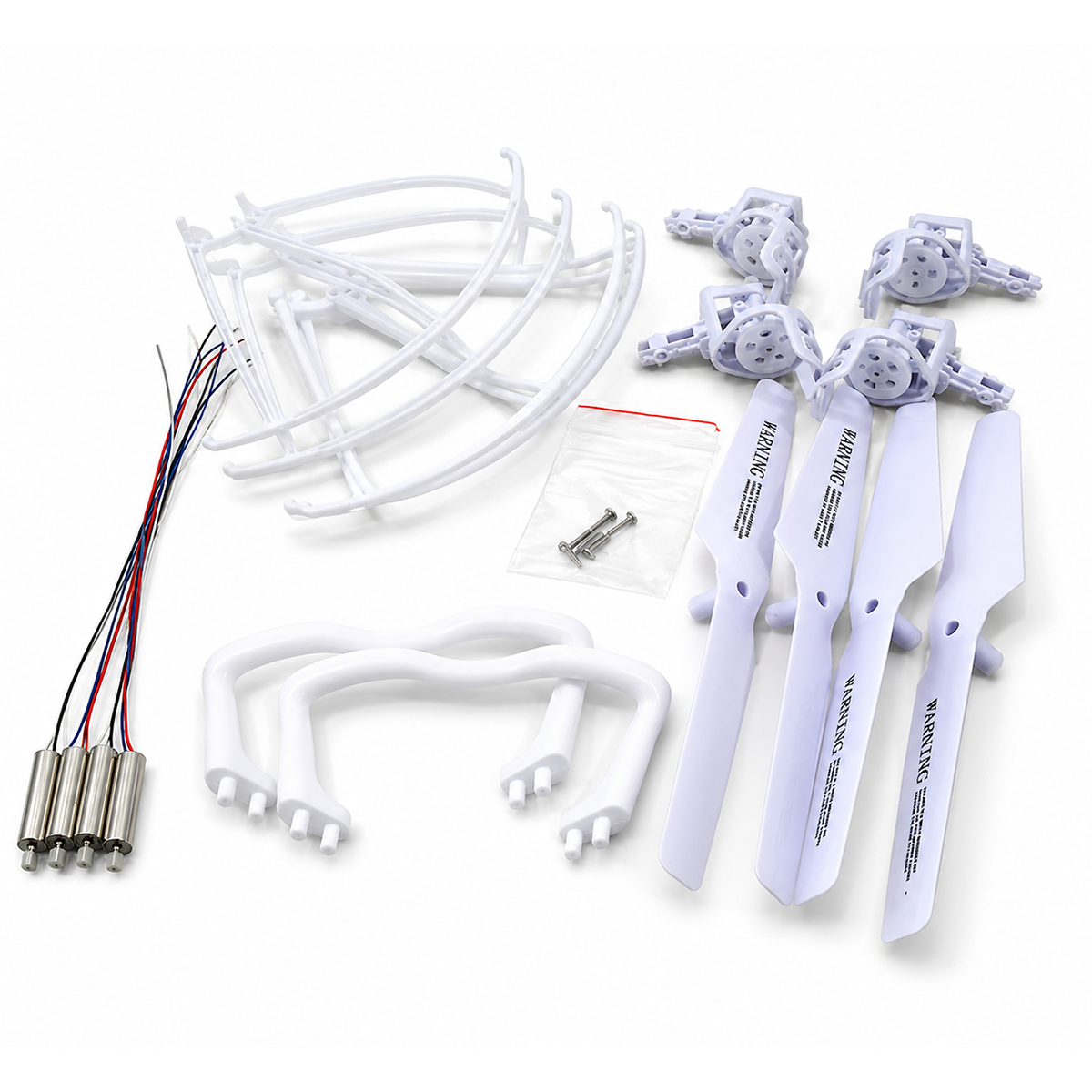 Kit de Reparación Completo | S103D00 | para Drone Syma X5C X5SW | Motores, Hélices y Engranajes