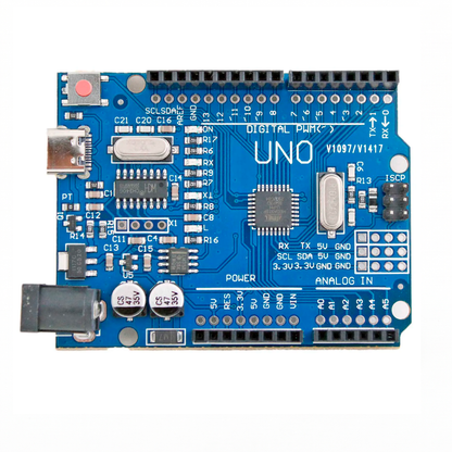 Placa de Desarrollo Arduino UNO R3 ATmega328P | S103D21 | SMD con Puerto USB Tipo-C