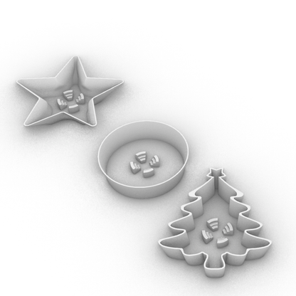 Soporte velitas Estrella Arbol Esfera - S203D73