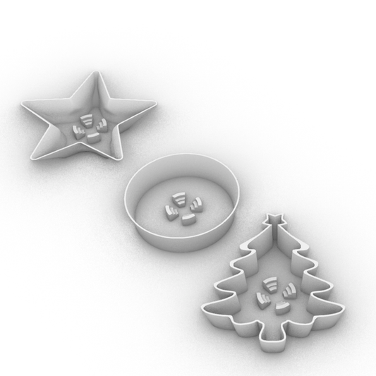 Soporte velitas Estrella Arbol Esfera - S203D73