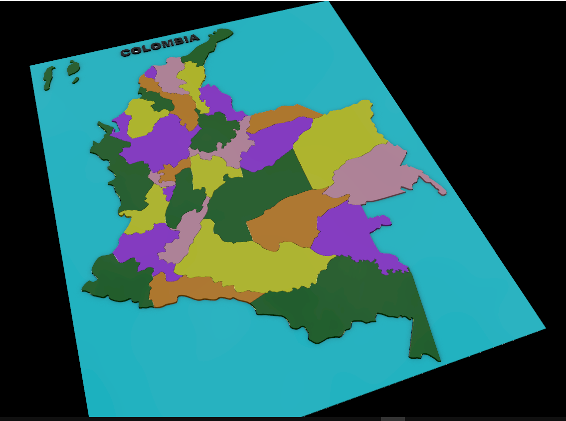 Diseño digital - Colombia – Departamentos S203D81