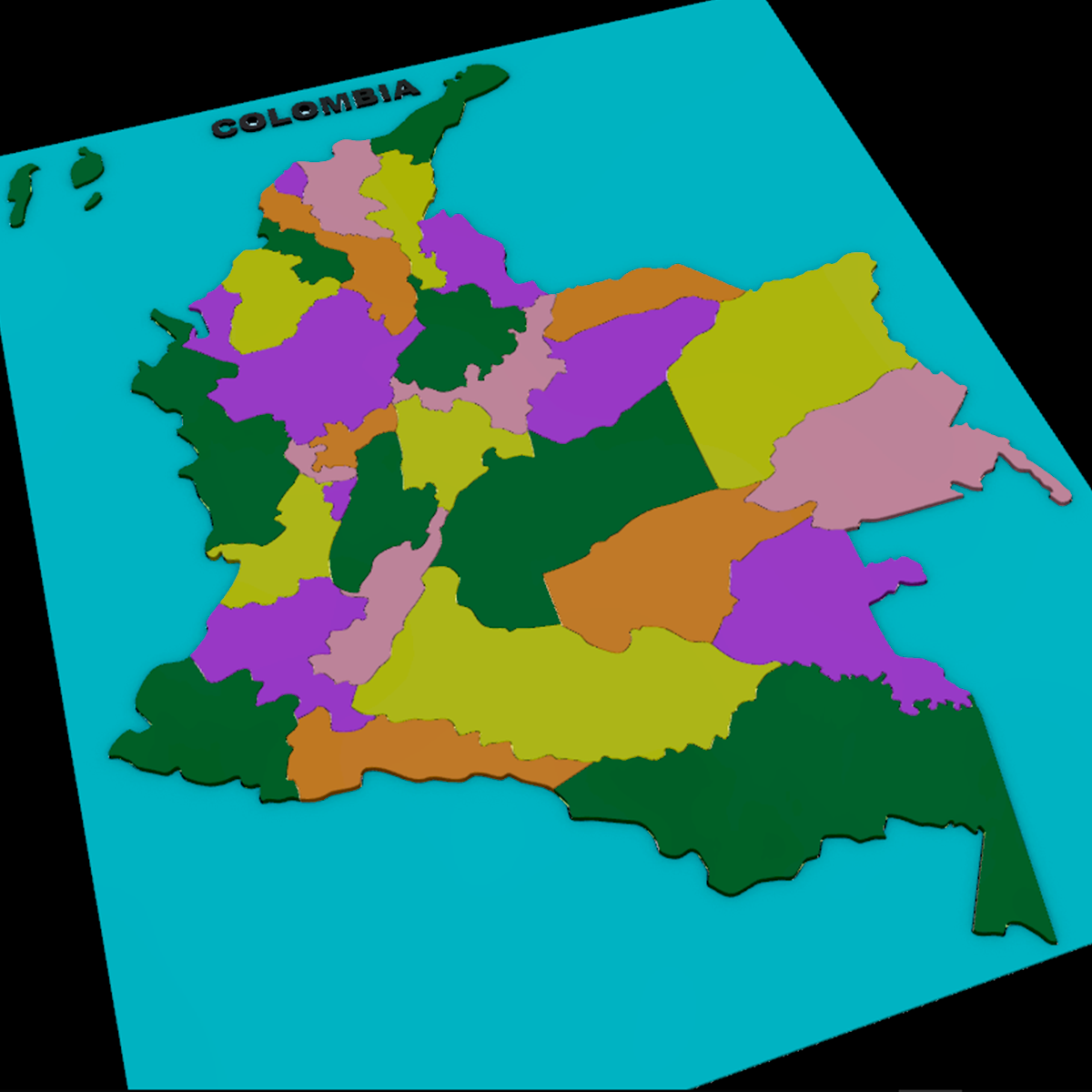 Diseño digital - Colombia – Departamentos S203D81
