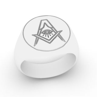 Anillo Masónico Minimalista - S203D122
