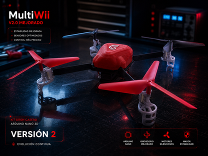 Drone Arduino 3D ✔️ Versión 2 S103D23