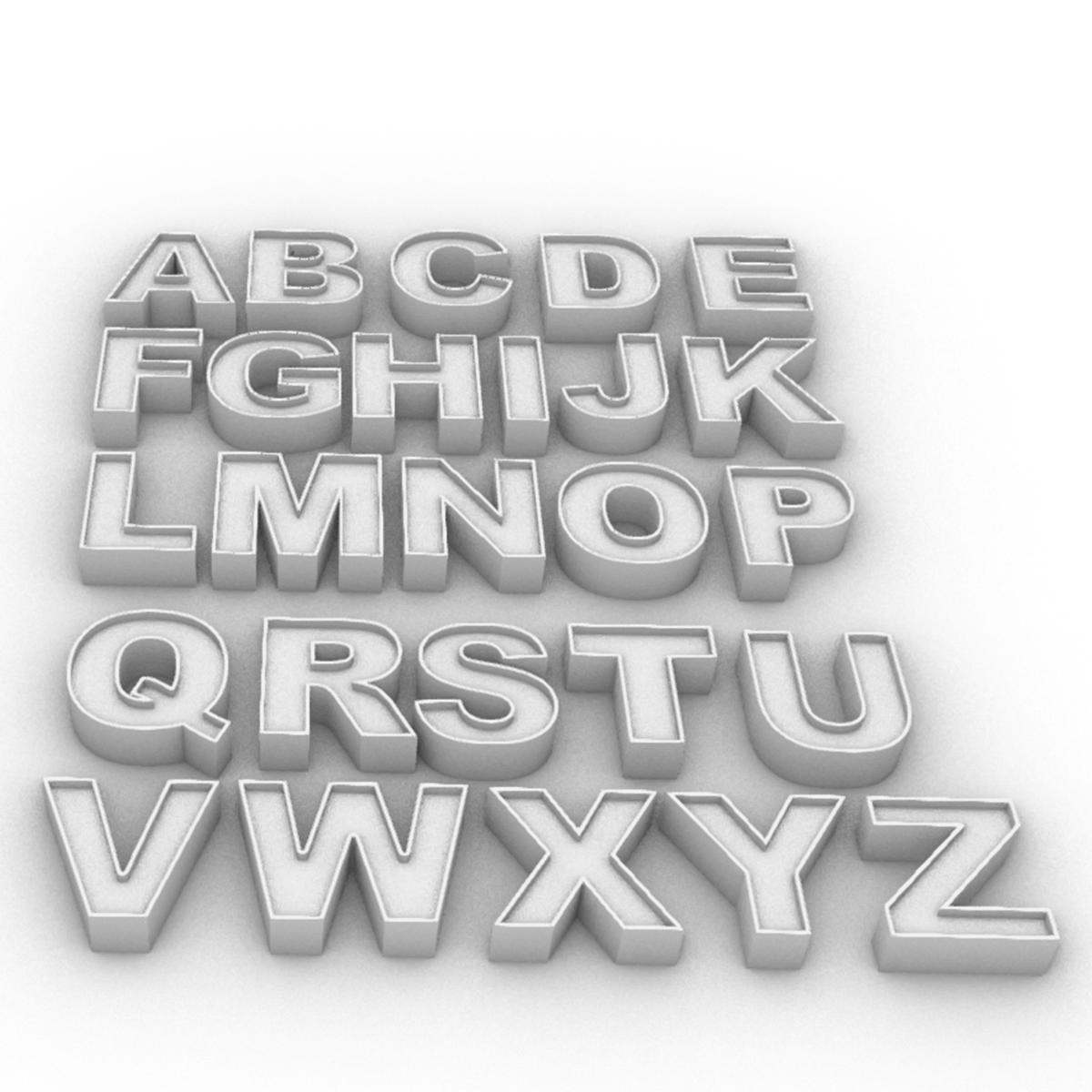 Llaveros Abecedario (A–Z) – S203D103