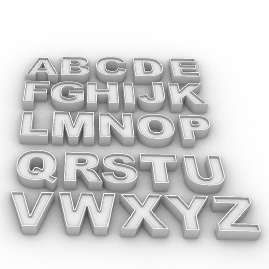 Llaveros Abecedario (A–Z) – S203D103