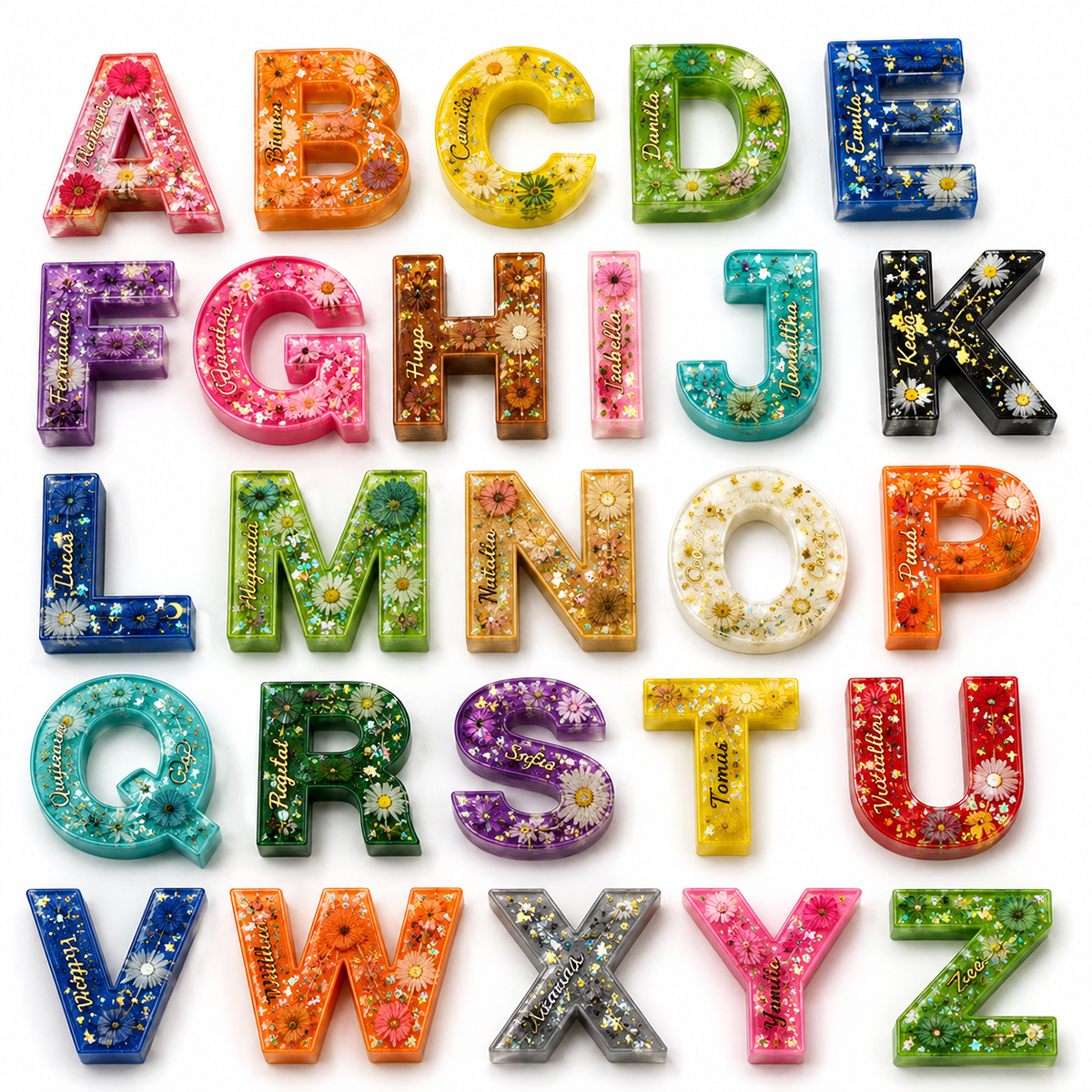 Llaveros Abecedario (A–Z) – S203D103