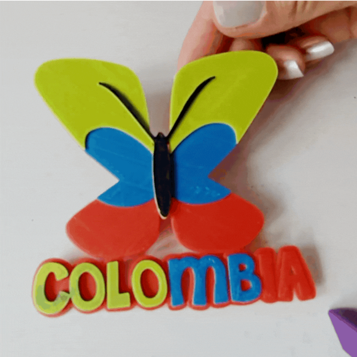 Imán Mariposa Colombia - S203D54