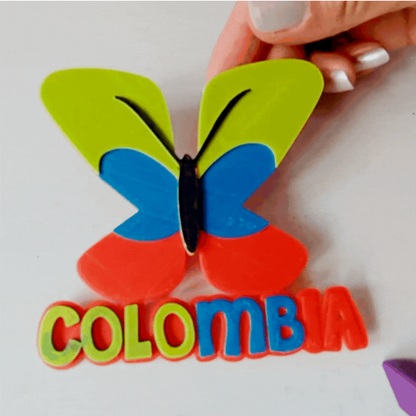 Imán Mariposa Colombia - S203D54