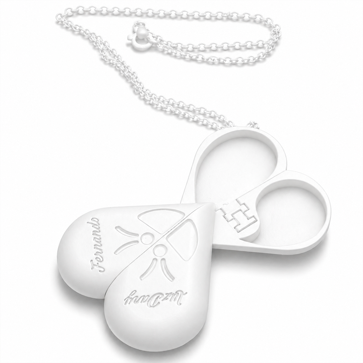 Modelo digital Medallón Corazón 3D - El ilusionista - S203D01