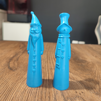 Muñeco Nieve y Papá Noel Minimalista – S203D107