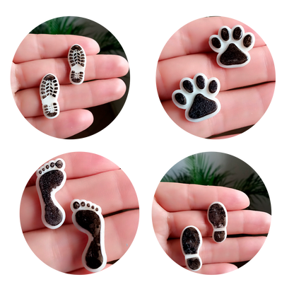 Pack huellas aretes - S203D31