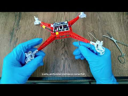 Chasis Impreso en 3D para Drone SERINSY v4 | S103D11  | Estructura con Pines Fusible Antichoque